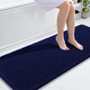 Picture of OLANLY Bathroom Rugs 59x24, Extra Soft Absorbent Chenille Bath Rugs, Rubber Backing Quick Dry, Machine Washable Bath Mats for Bathroom Floor, Tub and Shower, Home Decor Accessories, Navy