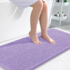 Picture of OLANLY Bathroom Rugs 47x24, Extra Soft Absorbent Chenille Bath Rugs, Rubber Backing Quick Dry, Machine Washable Bath Mats for Bathroom Floor, Tub and Shower, Home Decor Accessories, Lavender