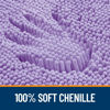 Picture of OLANLY Bathroom Rugs 47x24, Extra Soft Absorbent Chenille Bath Rugs, Rubber Backing Quick Dry, Machine Washable Bath Mats for Bathroom Floor, Tub and Shower, Home Decor Accessories, Lavender