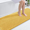 Picture of OLANLY Bathroom Rugs 70x24, Extra Soft Absorbent Chenille Bath Rugs, Rubber Backing Quick Dry, Machine Washable Bath Mats for Bathroom Floor, Tub and Shower, Home Decor Accessories, Yellow