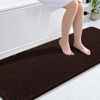 Picture of OLANLY Bathroom Rugs 70x24, Extra Soft Absorbent Chenille Bath Rugs, Rubber Backing Quick Dry, Machine Washable Bath Mats for Bathroom Floor, Tub and Shower, Home Decor Accessories, Brown
