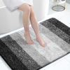 Picture of OLANLY Bathroom Rugs Mat 47x32, Extra Soft Absorbent Microfiber Bath Rugs, Rubber Backing, Quick Dry, Machine Washable Bath Mats for Bathroom Floor, Tub, Shower and Home Decor Accessories, Black
