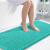 Picture of OLANLY Bathroom Rugs 47x24, Extra Soft Absorbent Chenille Bath Rugs, Rubber Backing Quick Dry, Machine Washable Bath Mats for Bathroom Floor, Tub and Shower, Home Decor Accessories, Teal