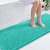 Picture of OLANLY Bathroom Rugs 70x24, Extra Soft Absorbent Chenille Bath Rugs, Rubber Backing Quick Dry, Machine Washable Bath Mats for Bathroom Floor, Tub and Shower, Home Decor Accessories, Teal