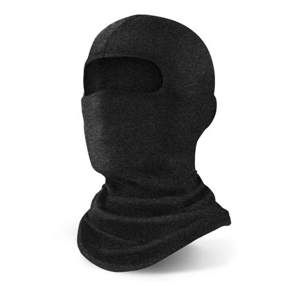 Picture of YESLIFE Snowflake Grey Ski Mask, Face Mask for Men and Women, Skiing, Snowboarding, Motorcycle, UV Protection & Wind Protection, Hat