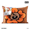 Picture of Kitsch x BT21 Satin Pillowcase with Zipper for Hair & Skin, Softer Than Silk Pillow Cases, Queen Pillow Covers, Wrinkle-Free, Cooling Satin Pillow Cases Standard Size 19"x26" (BT21 - Shooky)