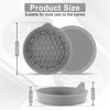 Picture of SINGARO Car Cup Holder Coaster, Silicone Cup Holder Insert, Universal Non-Slip Cup Holders, Car Accessories Interior for Women and Man 4 Pack Gray