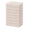 Picture of Homaxy 100% Cotton Waffle Weave Kitchen Dish Towels, Ultra Soft Absorbent Quick Drying Cleaning Towel, 13 x 28 Inches, 8-Pack, Beige