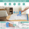 Picture of Vacuum Storage Bags with Electric Pump, 8 Pack (2 Jumbo/2 Large/2 Medium/2 Small) Vacuum Seal Space Saver Bags for Clothing, Pillows, Blanket, Bedding, Comforters