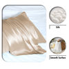 Picture of Mulberry Silk Pillowcase for Hair and Skin Pillow Case with Hidden Zipper Soft Breathable Smooth Cooling Silk Pillow Covers for Sleeping (Champagne, King（20"X 36"）)