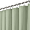Picture of LiBa Green Shower Curtain, Fabric Shower Curtain, Water Repellent Shower Curtain, Decorative Bathroom Curtains, 72" W x 72" H, Heavy Duty, Easy to Clean(Green)