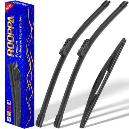 Picture of 3 wipers Replacement for 2017-2023 Subaru Impreza, Windshield Wiper Blades Original Equipment Replacement - 26"/16"/12" (Set of 3)