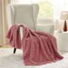 Picture of Bedsure Brick Dust Fleece Throw Blanket for Couch - Super Soft Cozy Blankets for Women, Cute Small Throws for Girls, 50x60 Inches