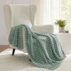 Picture of Bedsure Twin Blanket for Couch - GentleSoft Cozy Soft Blankets for Women, Cute Small Fleece Throws for Girls, Sage Green, 60x80 Inches