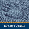Picture of OLANLY Bathroom Rugs 30x20, Extra Soft Absorbent Chenille Bath Rugs, Rubber Backing Quick Dry, Machine Washable Bath Mats for Bathroom Floor, Tub and Shower, Home Decor Accessories, Airy Blue