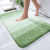 Picture of OLANLY Bathroom Rugs Mat 24x16, Extra Soft Absorbent Microfiber Bath Rugs, Rubber Backing, Quick Dry, Machine Washable Bath Mats for Bathroom Floor, Tub, Shower and Home Decor Accessories, Sage Green
