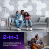 Picture of Ekkogo Acoustic Panels 12-Pack Soundproof Wall Panels 14"X12.1"X0.4" Sound Panels High Density Sound Dampening Panels - [Smoky White Hexagon]