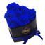 Picture of GLAMOUR BOUTIQUE 7-Piece Flowers Forever Heart Shape Box - Preserved Roses, Immortal Roses That Last A Year - Rose Eternal Preserved Flowers for Delivery Mothers Day & Valentines Day - Blue