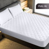 Picture of Utopia Bedding Quilted Fitted Mattress Pad (Full XL), Elastic Fitted Mattress Protector, Mattress Cover Stretches up to 16 Inches Deep, Machine Washable Mattress Topper (White)