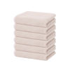 Picture of Homaxy 100% Cotton Waffle Weave Kitchen Dish Towels, Ultra Soft Absorbent Quick Drying Cleaning Towel, 13 x 28 Inches, 6-Pack, Beige