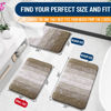 Picture of OLANLY Bathroom Rugs Mat 30x20, Extra Soft Absorbent Microfiber Bath Rugs, Rubber Backing, Quick Dry, Machine Washable Bath Mats for Bathroom Floor, Tub, Shower and Home Decor Accessories, Coffee