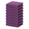Picture of Homaxy 100% Cotton Waffle Weave Kitchen Dish Towels, Ultra Soft Absorbent Quick Drying Cleaning Towel, 13 x 28 Inches, 8-Pack, Purple