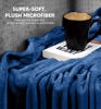 Picture of Utopia Bedding Fleece Blanket King Size Royal Blue 300GSM Luxury Fuzzy Soft Anti-Static Microfiber Bed Blanket (90x102 Inches)
