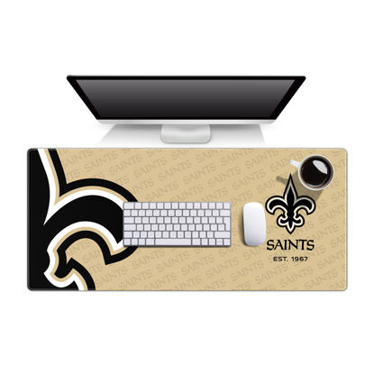 Picture of YouTheFan NFL New Orleans Saints Logo Series Desk Pad