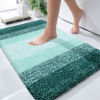 Picture of OLANLY Bathroom Rugs Mat 30x20, Extra Soft Absorbent Microfiber Bath Rugs, Rubber Backing, Quick Dry, Washable Bath Mats for Bathroom Floor, Tub, Shower and Home Decor Accessories, Blackish Green