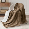 Picture of Bedsure Sherpa Fleece Throw Blanket Twin Size for Couch - Thick and Warm Blanket for Winter, Soft Fuzzy Plush Twin Blanket for All Seasons, Camel, 60x80 Inches