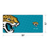 Picture of YouTheFan unisex adult Jacksonville Jaguars Logo Series Desk Pad, Team Colors, One Size US