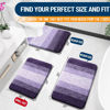 Picture of OLANLY Bathroom Rugs Mat 24x16, Extra Soft Absorbent Microfiber Bath Rugs, Rubber Backing, Quick Dry, Machine Washable Bath Mats for Bathroom Floor, Tub, Shower and Home Decor Accessories, Violet