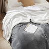 Picture of Bedsure Sherpa Fleece Blankets Queen Size for Bed - Thick and Warm Blanket for Winter, Soft Fuzzy Plush Queen Blanket for All Seasons, Grey, 90x90 Inches