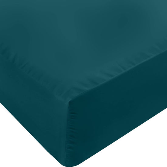 Picture of Utopia Bedding King Fitted Sheet - Bottom Sheet - Deep Pocket - Soft Microfiber - Shrinkage and Fade Resistant - Easy Care -1 Fitted Sheet Only (Teal)