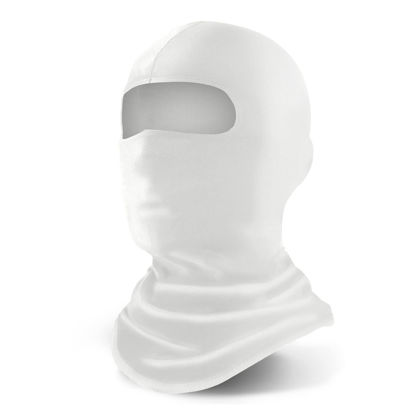 Picture of YESLIFE Off-White Ski Mask, Face Mask for Men and Women, Skiing, Snowboarding, Motorcycle, UV Protection & Wind Protection, Hat