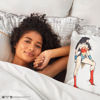 Picture of Wonder Woman (Believe in Wonder) x Kitsch Satin Pillowcase with Zipper - Softer Than Silk, Luxury Cooling Pillowcase for Hair & Skin, Wrinkle Prevention, King Size (19X36)