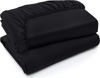 Picture of Utopia Bedding Queen Fitted Sheets - Bottom Sheets - Deep Pockets - Soft Brushed Microfiber - Shrinkage & Fade Resistant - Easy Care - 2 Fitted Sheet Only (Black)