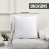 Picture of Utopia Bedding Throw Pillows (Set of 1, White), 20 x 20 Inches Pillows for Sofa, Bed and Couch Decorative Stuffer Pillows