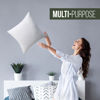 Picture of Utopia Bedding Throw Pillows (Set of 1, White), 20 x 20 Inches Pillows for Sofa, Bed and Couch Decorative Stuffer Pillows