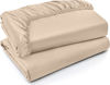 Picture of Utopia Bedding King Fitted Sheets - Bulk Pack of 2 Bottom Sheets - Soft Brushed Microfiber - Deep Pockets - Shrinkage & Fade Resistant - Easy Care (King, Beige)
