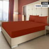Picture of Utopia Bedding King Fitted Sheet - Bottom Sheet - Deep Pocket - Soft Microfiber - Shrinkage and Fade Resistant-Easy Care -1 Fitted Sheet Only (Orange)