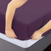 Picture of Utopia Bedding King Fitted Sheet - Bottom Sheet - Deep Pocket - Soft Microfiber - Shrinkage and Fade Resistant - Easy Care -1 Fitted Sheet Only (Purple)