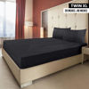Picture of Utopia Bedding Twin XL Fitted Sheets - Bulk Pack of 2 Bottom Sheets - Soft Brushed Microfiber - Deep Pockets - Shrinkage & Fade Resistant - Easy Care (Twin XL, Black)