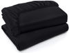 Picture of Utopia Bedding Fitted Sheet - Pack of 2 Bottom Sheets - Soft Brushed Microfiber - Deep Pockets, Shrinkage & Fade Resistant - Easy Care (Full, Black)