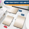 Picture of OLANLY Bathroom Rugs Mat 24x16, Extra Soft Absorbent Microfiber Bath Rugs, Rubber Backing, Quick Dry, Machine Washable Bath Mats for Bathroom Floor, Tub, Shower and Home Decor Accessories, Light Beige
