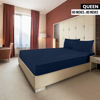 Picture of Utopia Bedding Queen Fitted Sheets - Bottom Sheets - Deep Pockets - Soft Brushed Microfiber - Shrinkage & Fade Resistant - Easy Care - 2 Fitted Sheet Only (Navy)