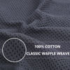 Picture of Homaxy 100% Cotton Waffle Weave Kitchen Dish Cloths, Ultra Soft Absorbent Quick Drying Dish Towels, 12 x 12 Inches, 8-Pack, Multicolor