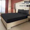 Picture of Utopia Bedding Queen Fitted Sheet - Extra Deep Pocket - 21 Inch Deep Pocket - Soft Microfiber -Shrinkage and Fade Resistant-Easy Care -1 Fitted Sheet Only (Black)