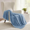 Picture of Bedsure Twin Blanket for Couch - GentleSoft Cozy Soft Blankets for Women, Cute Small Throws for Girls, Ashley Blue, 60x80 Inches