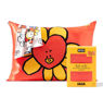 Picture of Kitsch x BT21 Satin Pillowcase with Zipper for Hair & Skin, Softer Than Silk Pillow Cases, Queen Pillow Covers, Machine Washable, Wrinkle-Free, Cooling Satin Pillow Cases Standard Size 19"x26" (Tata)